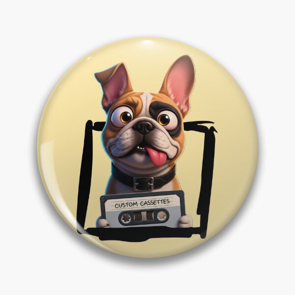 Item preview, Custom Cassettes Pug Puppy Dog Retro Cassette Tape designed and sold by WHITE FLAME PRINTS.