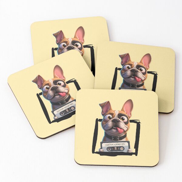 Item preview, Custom Cassettes Pug Puppy Dog Retro Cassette Tape designed and sold by WHITE FLAME PRINTS.
