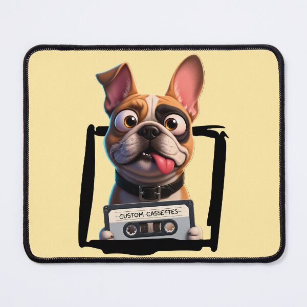 Item preview, Custom Cassettes Pug Puppy Dog Retro Cassette Tape designed and sold by WHITE FLAME PRINTS.