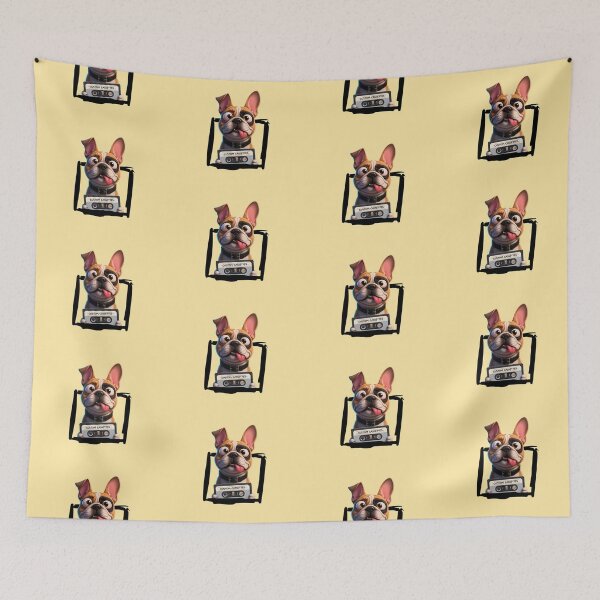 Item preview, Custom Cassettes Pug Puppy Dog Retro Cassette Tape designed and sold by WHITE FLAME PRINTS.