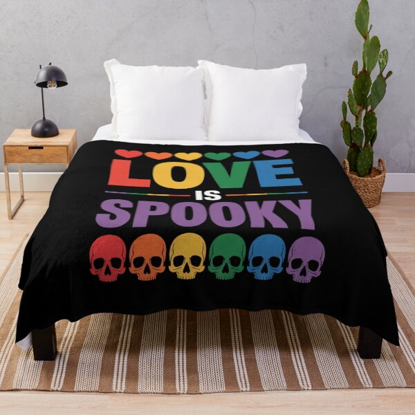 Item preview, Halloween Love is Spooky LGBTQ Pride Clothing Spooky Season designed and sold by VladoZork.