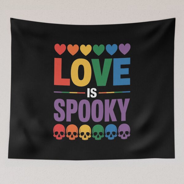 Item preview, Halloween Love is Spooky  LGBTQ Pride Clothing Spooky Season designed and sold by VladoZork.
