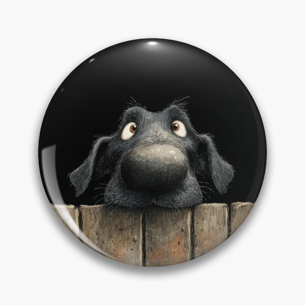 Item preview, Black Labrador Dog  ' Big Nosey ' BY SHiRLeY MacARTHuR designed and sold by Shirley MacArthur Art.