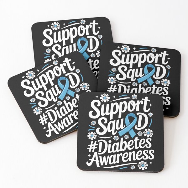 Artikelvorschau, Support Squad Blue Ribbon Diabetes Awareness Monat entworfen und verkauft von blueyeeti.