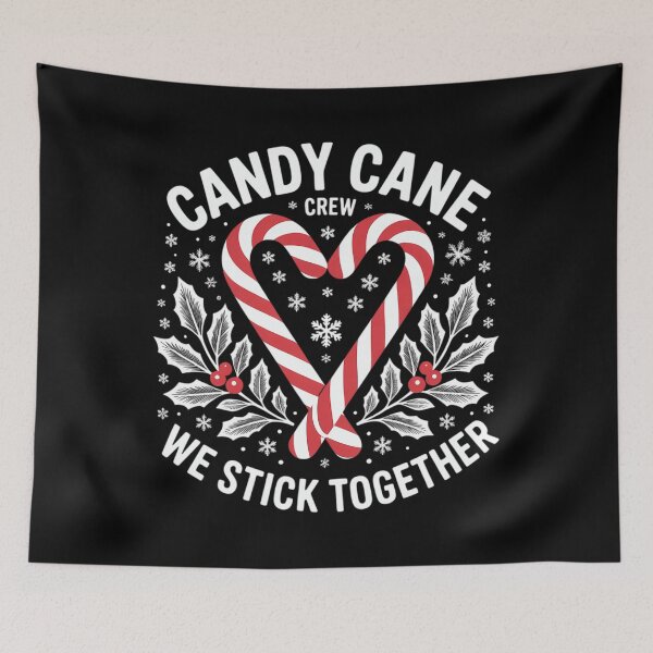 Item preview, Candy Cane Crew We Stick Together Christmas Xmas designed and sold by TyraYoung.