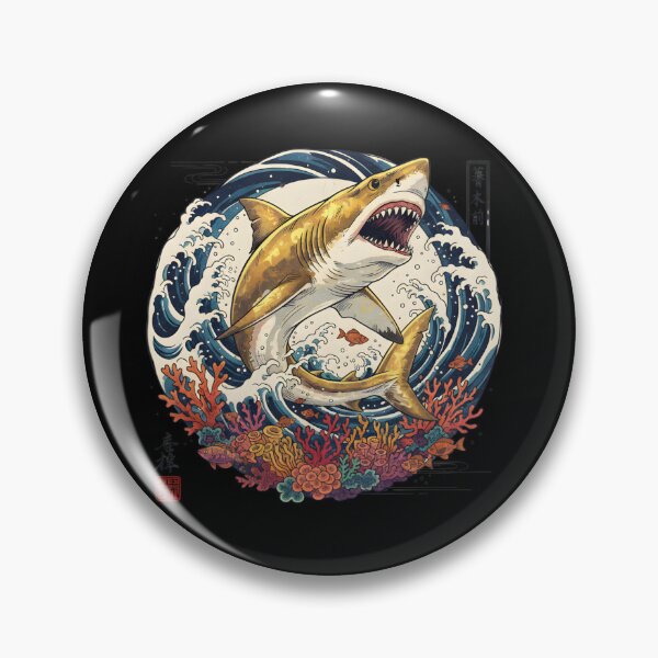 Item preview, Gold Shark – The Unsinkable Bite designed and sold by KakangMudi.