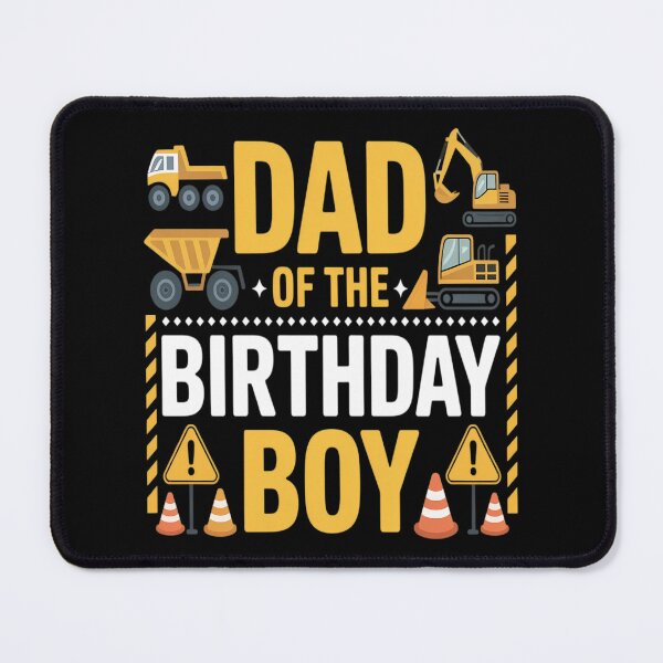 Item preview, Dad of the Birthday Boy Excavator Construction Truck designed and sold by TyraYoung.