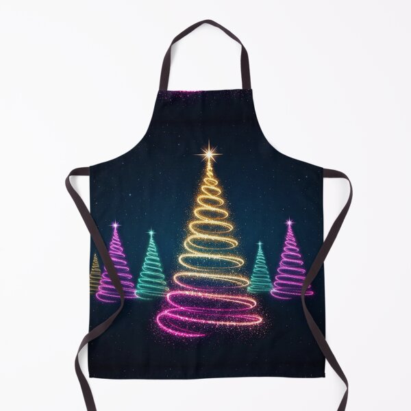 Item preview, Magical Glitter Forest Under a Starry Night Sky | Enchanted Christmas Light Illustration designed and sold by PixelVibe782.