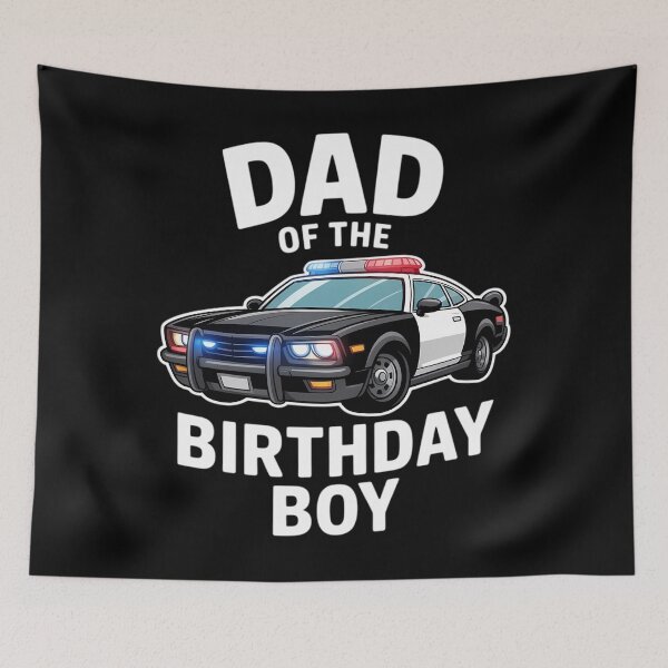 Item preview, Dad Of The Birthday Boy Policeman Officer Party  designed and sold by TyraYoung.
