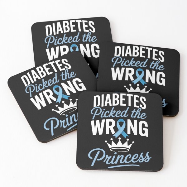 Item preview, T1D Awareness Diabetic Blue Ribbon Support designed and sold by blueyeeti.