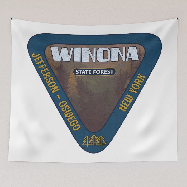 Item preview, Winona State Forest, Jefferson - Oswego, New York, Forest Design designed and sold by Wanderful-roads.