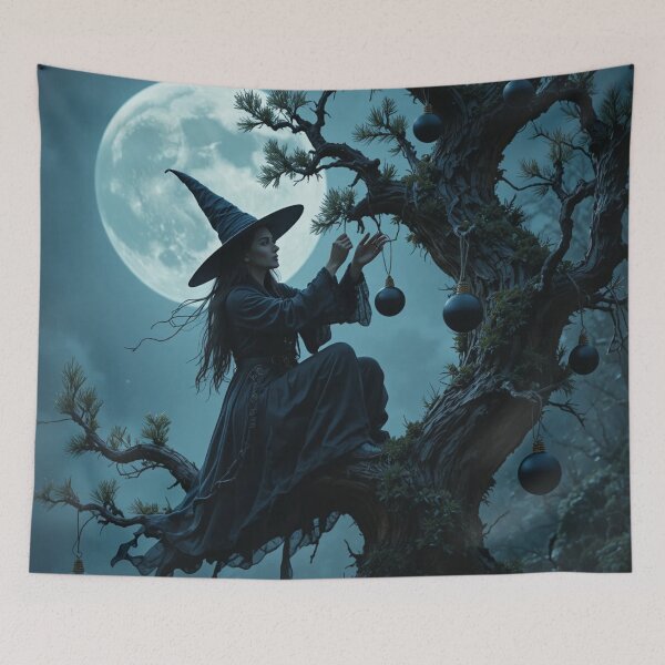 Item preview, Witch in a Moonlit Tree Gothic designed and sold by InezPhotography.