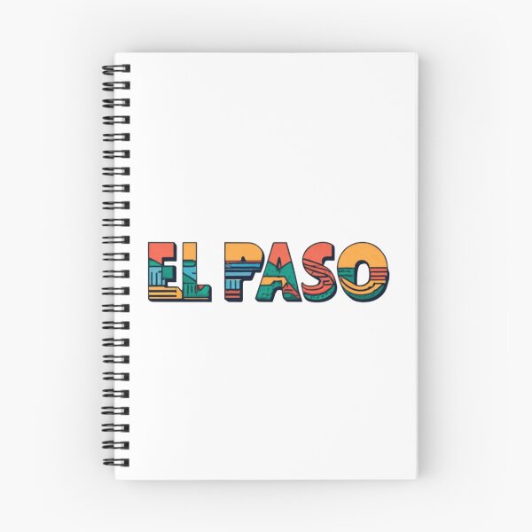 Item preview, El Paso, Texas | City Drawing Minimalist Style Colorful designed and sold by CircinusStore.