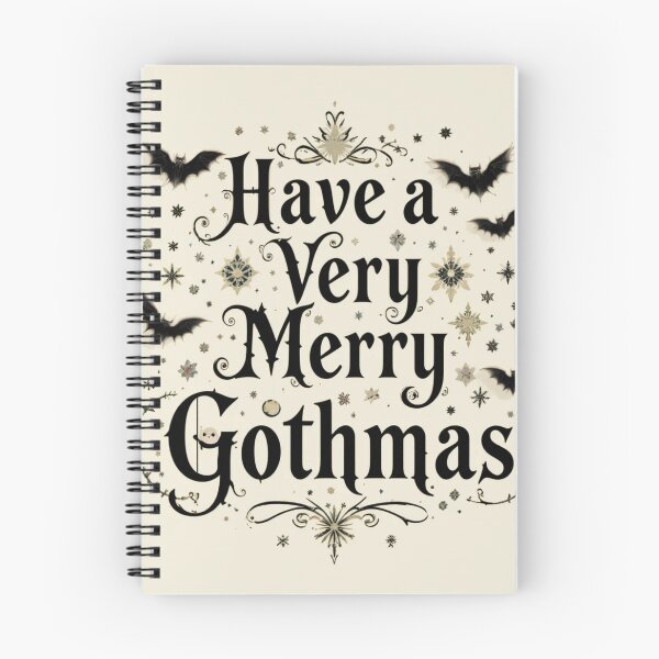 Item preview, Merry Gothmas Typography with Bats designed and sold by InezPhotography.