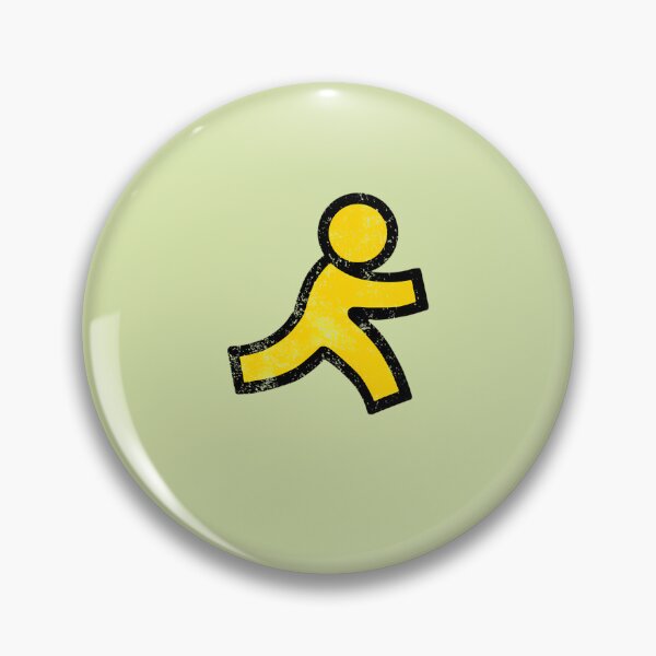 Item preview, 438-Aol-Instant-Messenger-Distressed-Logo---Defunct-Messaging-App---Only-90S-Kids-Remember---Aim---Forever-Away-Status---Rip designed and sold by ArdHodkie6.