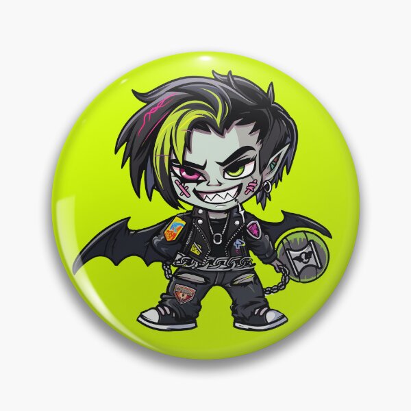 Item preview, Chibi Punk Vampire Sticker designed and sold by ArgentoArt.