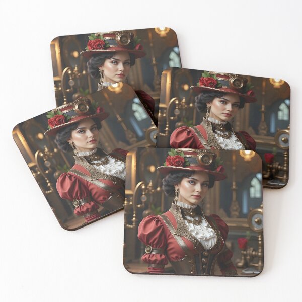 Item preview, Woman In A Copper Steampunk Victorian Outfit Style designed and sold by DreamagineArtDesign.