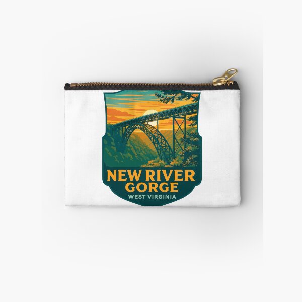 Item preview, New River Gorge National Park Retro Bridge Sticker designed and sold by Ismeal Von.