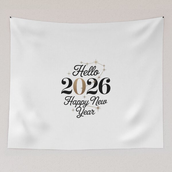 Item preview, Hello 2026 Minimalist Greeting designed and sold by sandrahofer-art.