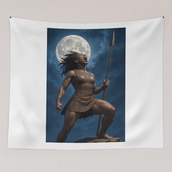 Item preview, African warrior woman howl  designed and sold by CathryneDelamort.