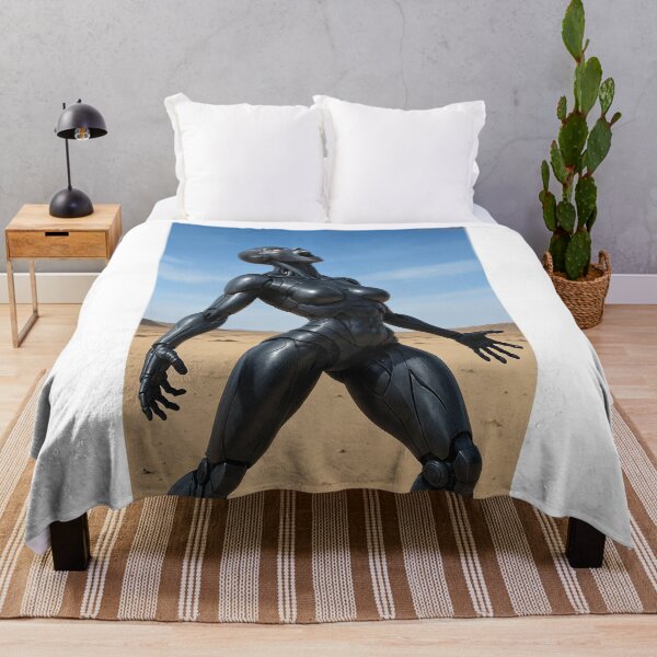 Item preview, Android woman howling in desert   designed and sold by CathryneDelamort.