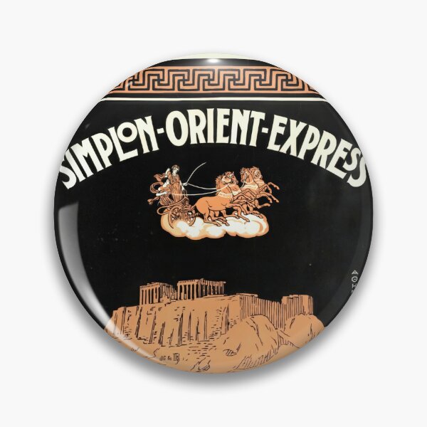 Item preview, Vintage Art Deco Travel Poster | Simplon-Orient-Express | 1926 Luxury Train Adventure & Cultural Journey designed and sold by artofuniverse.