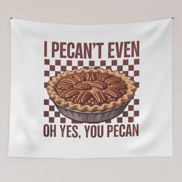 Item preview, Family Thanksgiving Party Friendsgiving A Pecan Pie designed and sold by HellD3vil-Art.