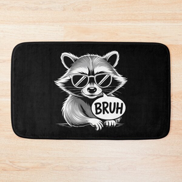 Item preview, BRUH Raccoon Funny Racoon Meme Slang designed and sold by CookWorldLaughs.