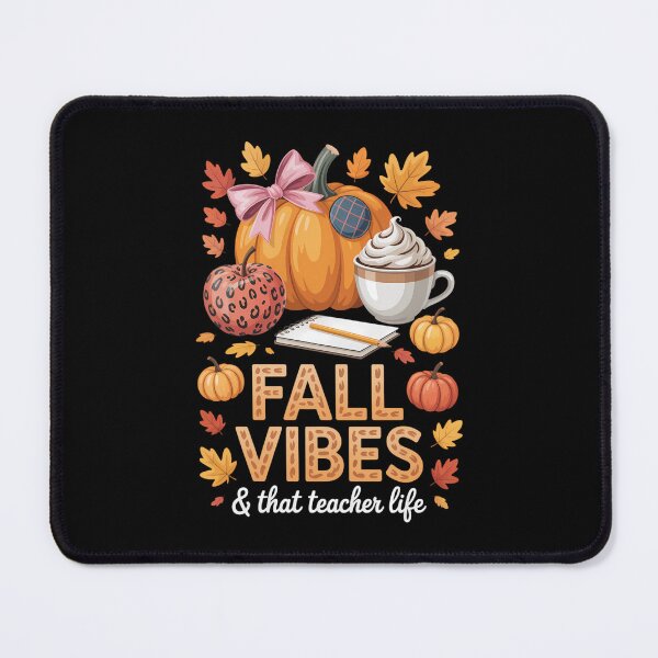 Item preview, Fall Vibes & That Teacher Life Pencil Pumpkin Thanksgiving designed and sold by Moon-Ape.