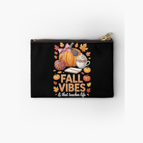 Item preview, Fall Vibes & That Teacher Life Pencil Pumpkin Thanksgiving designed and sold by Moon-Ape.