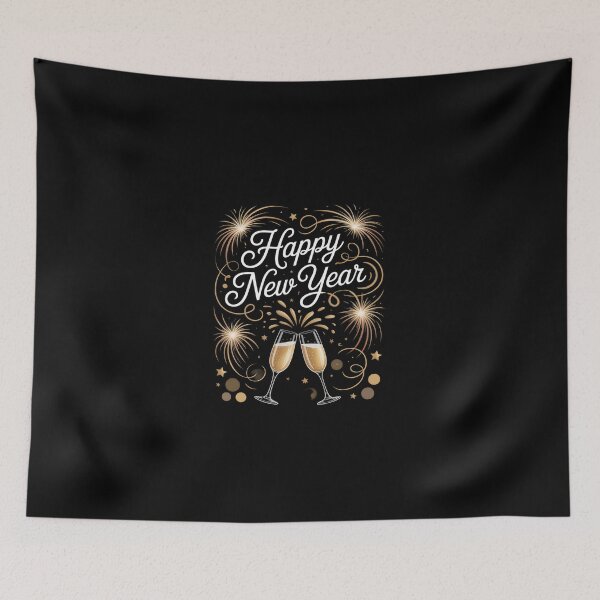 Item preview, Champagne Celebration Happy New Year designed and sold by sandrahofer-art.