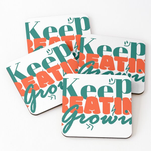 Item preview, Keep Creating Keep Growing – Motivational Typography designed and sold by Creation Studio Maniac.