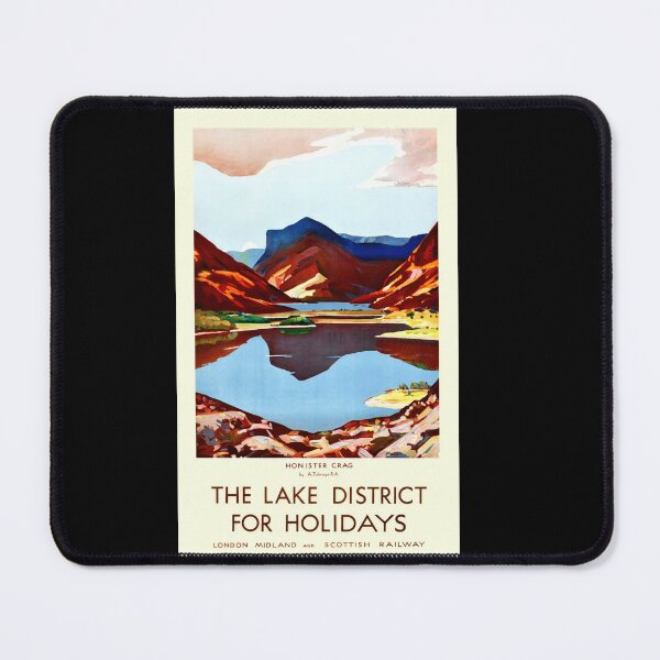 Item preview, Vintage Lake District Travel Poster | Honister Crag | A Talmage Art | Classic Railway Print | Scenic British Landscape designed and sold by artofuniverse.