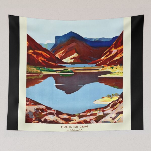 Item preview, Vintage Lake District Travel Poster | Honister Crag | A Talmage Art | Classic Railway Print | Scenic British Landscape designed and sold by artofuniverse.