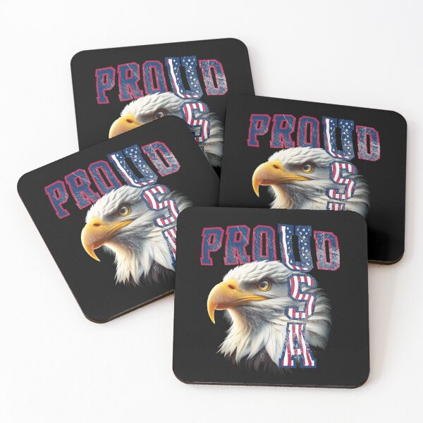 Item preview, PROUD USA PATRIOTIC VINTAGE LOGO designed and sold by ArchersBoutique.