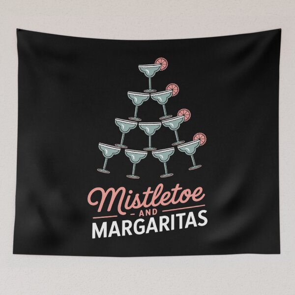 Item preview, Christmas Margaritas Glasses Funny designed and sold by CookWorldLaughs.