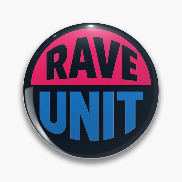 Item preview, Rave Unit – Techno & EDM Club Poster designed and sold by |TRSSHOP|.