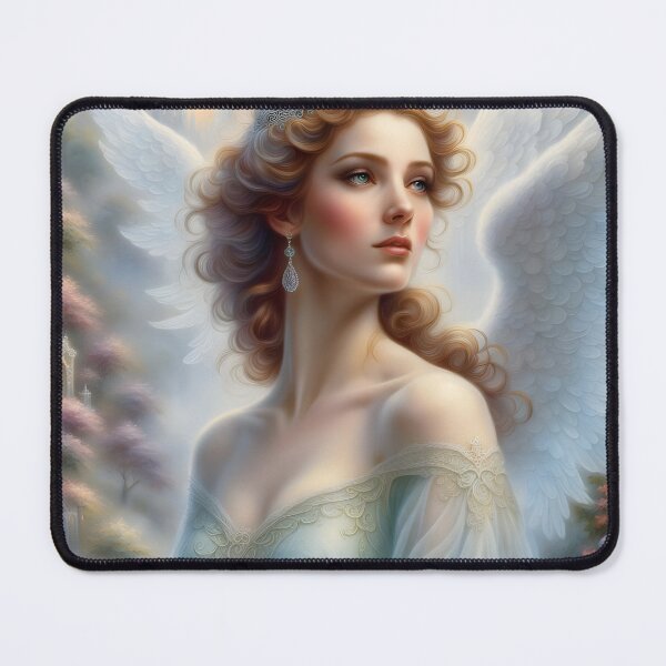 Item preview, Seraphine of the Garden – Romantic Angel of Light designed and sold by Buttonquill.