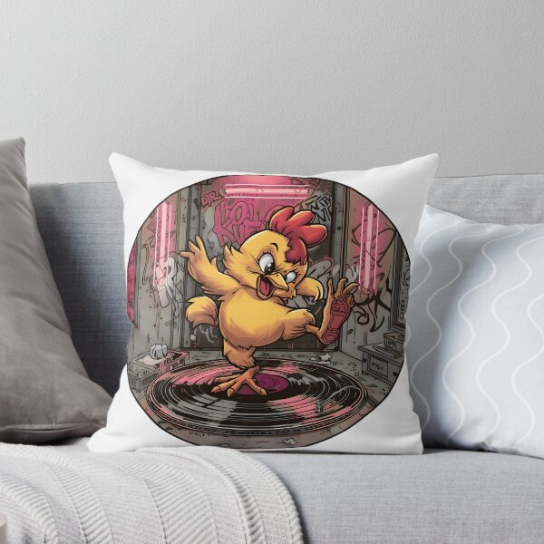 Item preview, Funky Chicken Cub Breakdance Vintage Comic Tee designed and sold by SoftPeepCo.