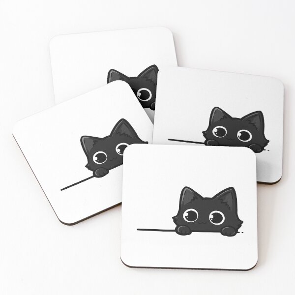Item preview, Black Cat Sticker designed and sold by Teatea321.