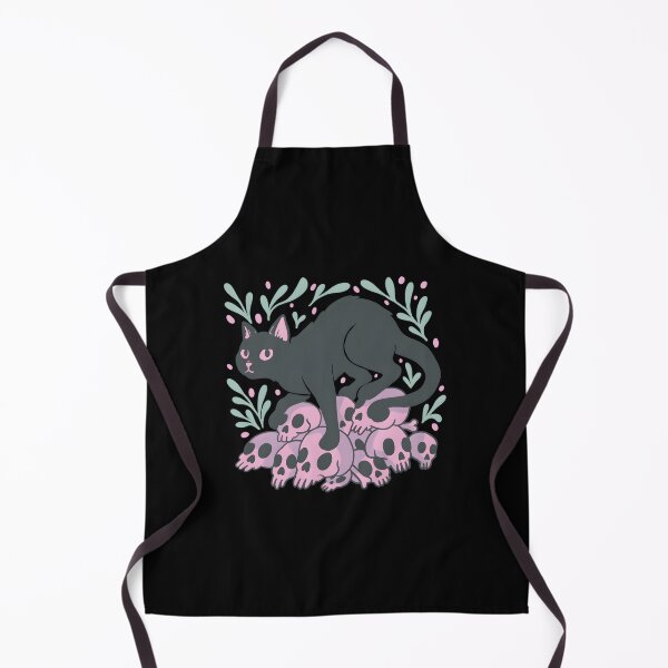 Item preview, Chaos Cat on Bone Seat — Pastel Goth designed and sold by LiviaBarrosMelo.