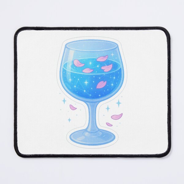 Item preview, Crystal Moon Chalice | Celestial Feminine Sticker & Elegant Moonwater Wall Art designed and sold by HerDreamCodes.