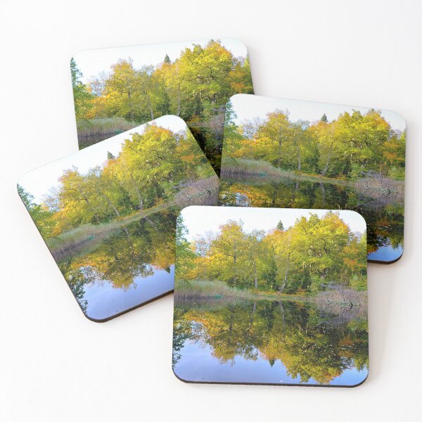 Item preview, Forest lake in early autumn designed and sold by Trine.