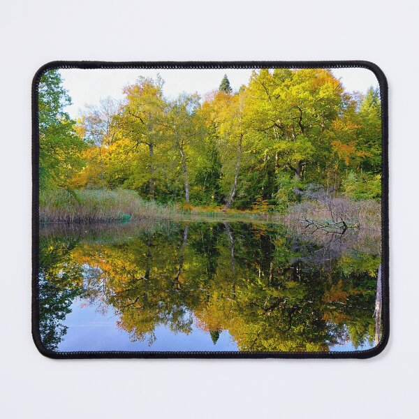 Item preview, Forest lake in early autumn designed and sold by Trine.