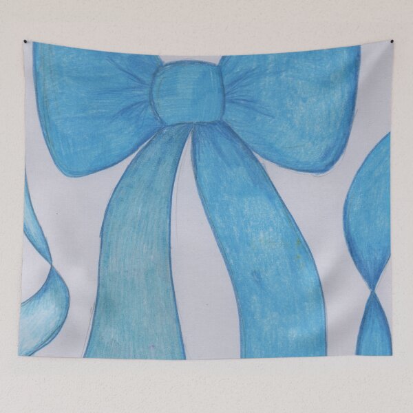 Item preview, Blue bow designed and sold by Artbysarah23.