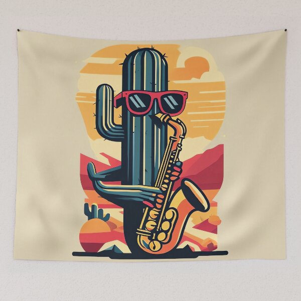 Item preview, Saxophone Cactus designed and sold by ONYX Pixee.