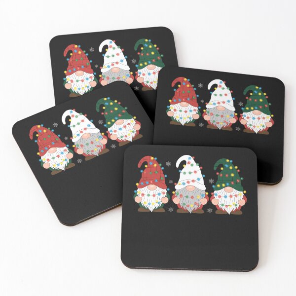 Item preview, Three Gnomes Men Women Buffalo Plaid Red Christmas  designed and sold by papertaless.