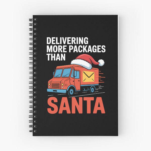 Artikelvorschau, Liefert mehr Pakete als der Weihnachtsmann Postangestellter Weihnachten entworfen und verkauft von DoorwayThreads.