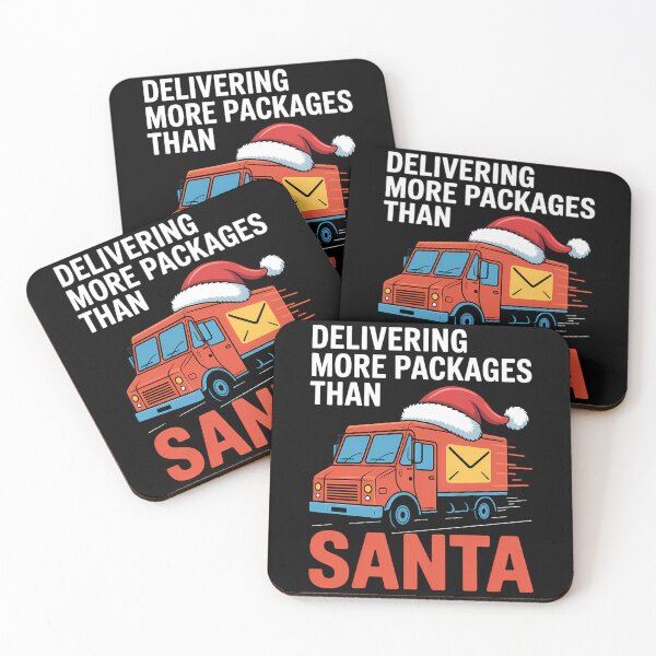 Item preview, Delivering More Packages Than Santa Postal Worker Xmas designed and sold by DoorwayThreads.