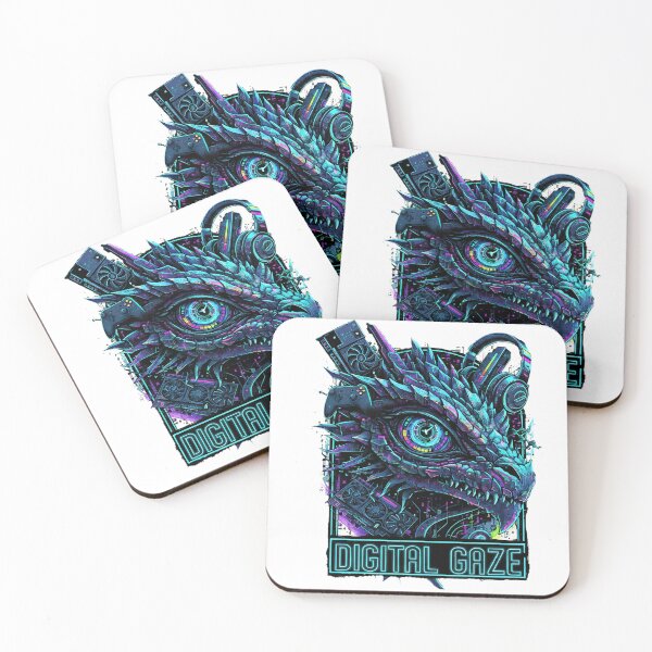 Item preview, Cyberpunk Gamer Dragon Head designed and sold by TheArtForge.